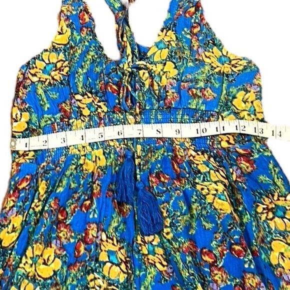 Free People Blue Combo Multicolor Dress, Size S, NWT - Picture 6 of 8